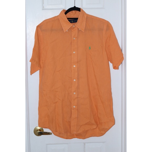 polo ralph lauren men's linen shirt